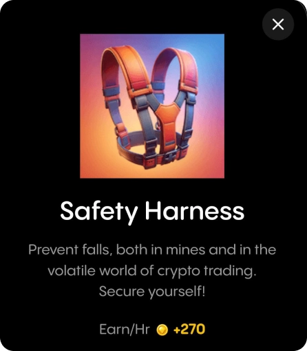 A screenshot of a safety harness used for securing individuals in potentially dangerous situations.