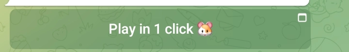 Una captura de pantalla que muestra el botón de jugar en Telegram